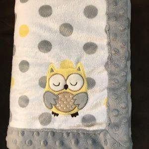 Baby Blanket Unisex Owl Design